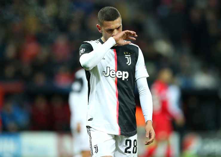 Merih Demiral con la maglia della Juventus
