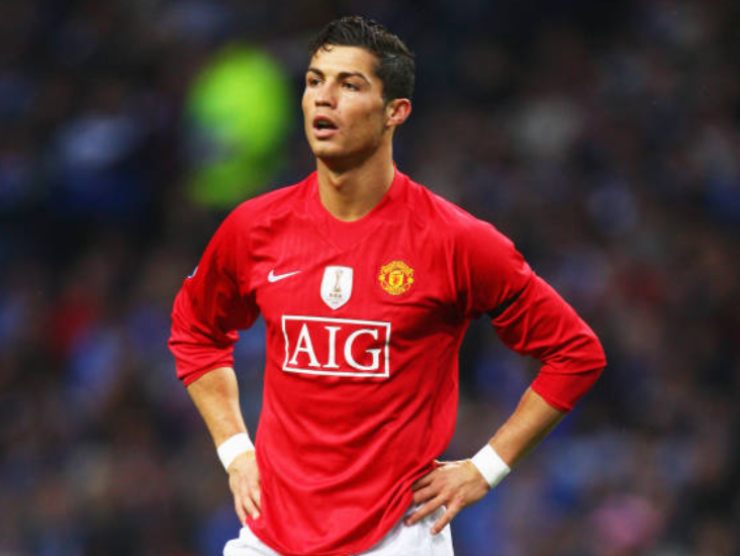 Cristiano Ronaldo, attaccante del Manchester United