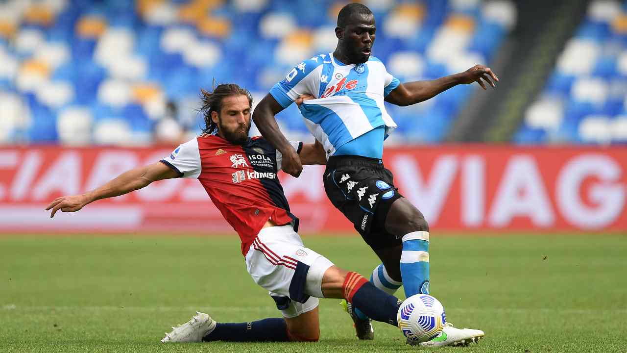 Koulibaly e Pavoletti - Getty Images