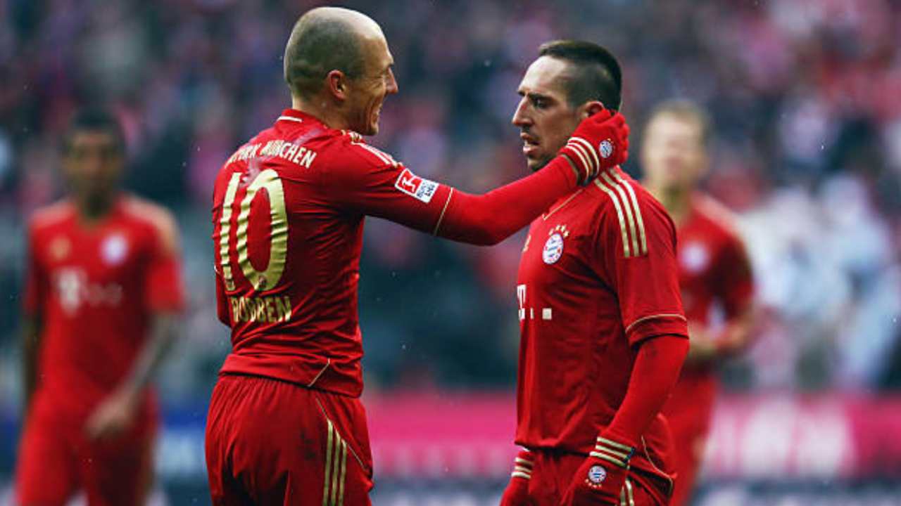 Robben e Ribery, ex giocatori del Bayern Monaco