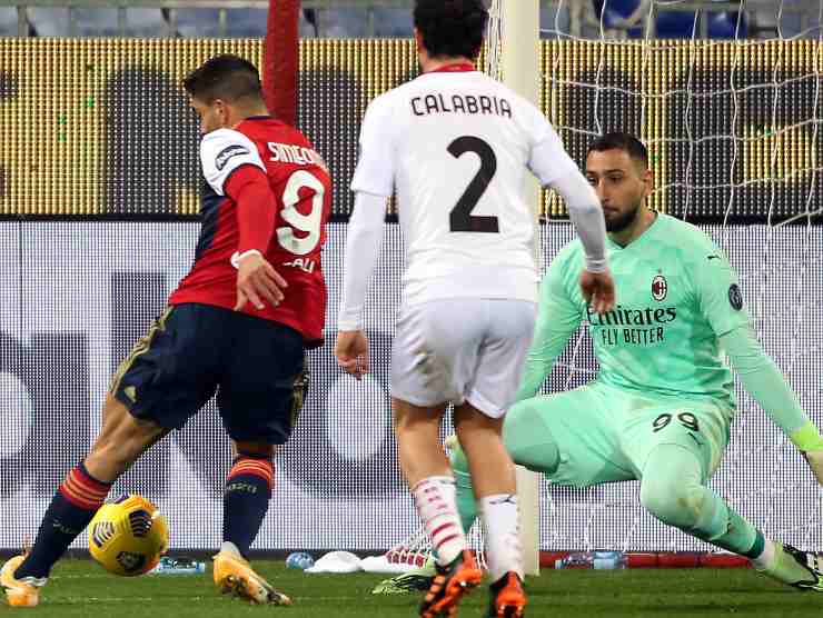 Simeone contro Milan - Getty Images