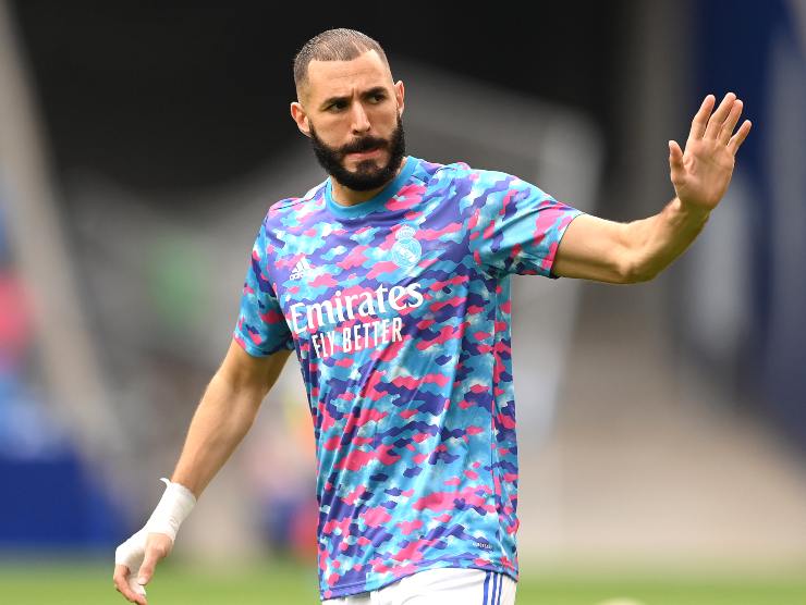 Benzema saluta  Getty Images