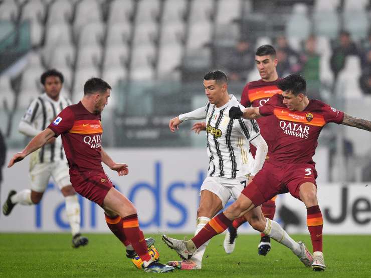 Ronaldo vs Roma  Getty Images