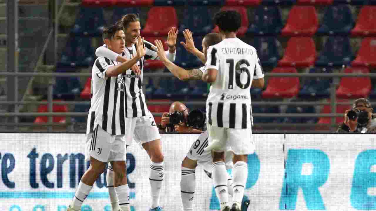 Esultanza Juventus Rabiot