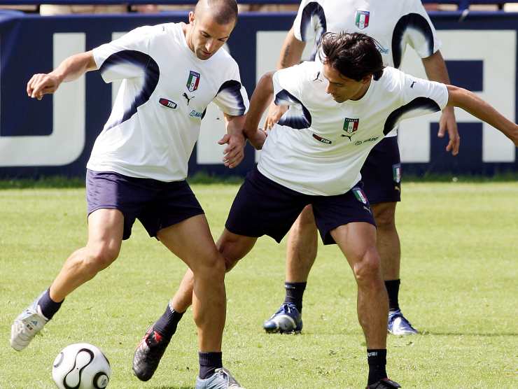 Del Piero e Inzaghi - foto LaPresse