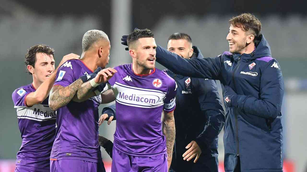 Fiorentina esulta senza Vlahovic - foto LaPresse