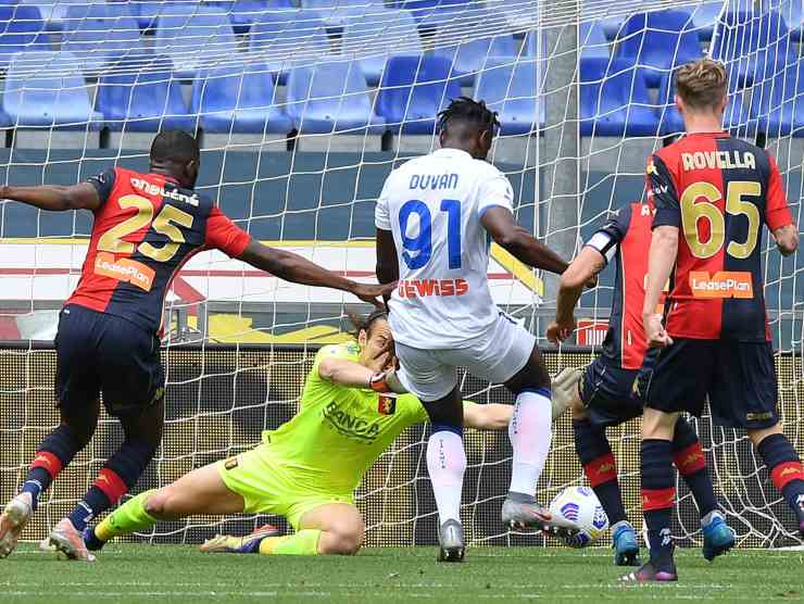 Zapata gol a Genoa - foto LaPresse