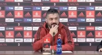 Gattuso, niente dubbi: ‘Meglio giocare l’Europa League che stare a casa….’
