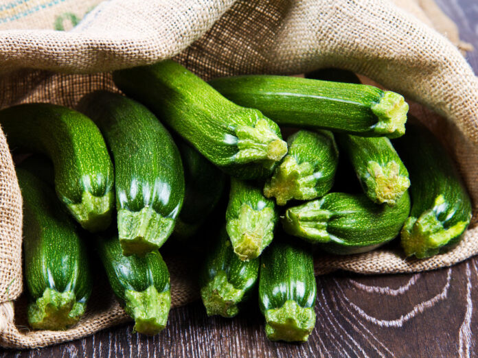 zucchini in sack