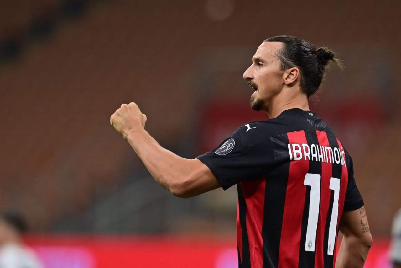 Milan-Roma, Ibrahimovic contro Dzeko (Getty Images)