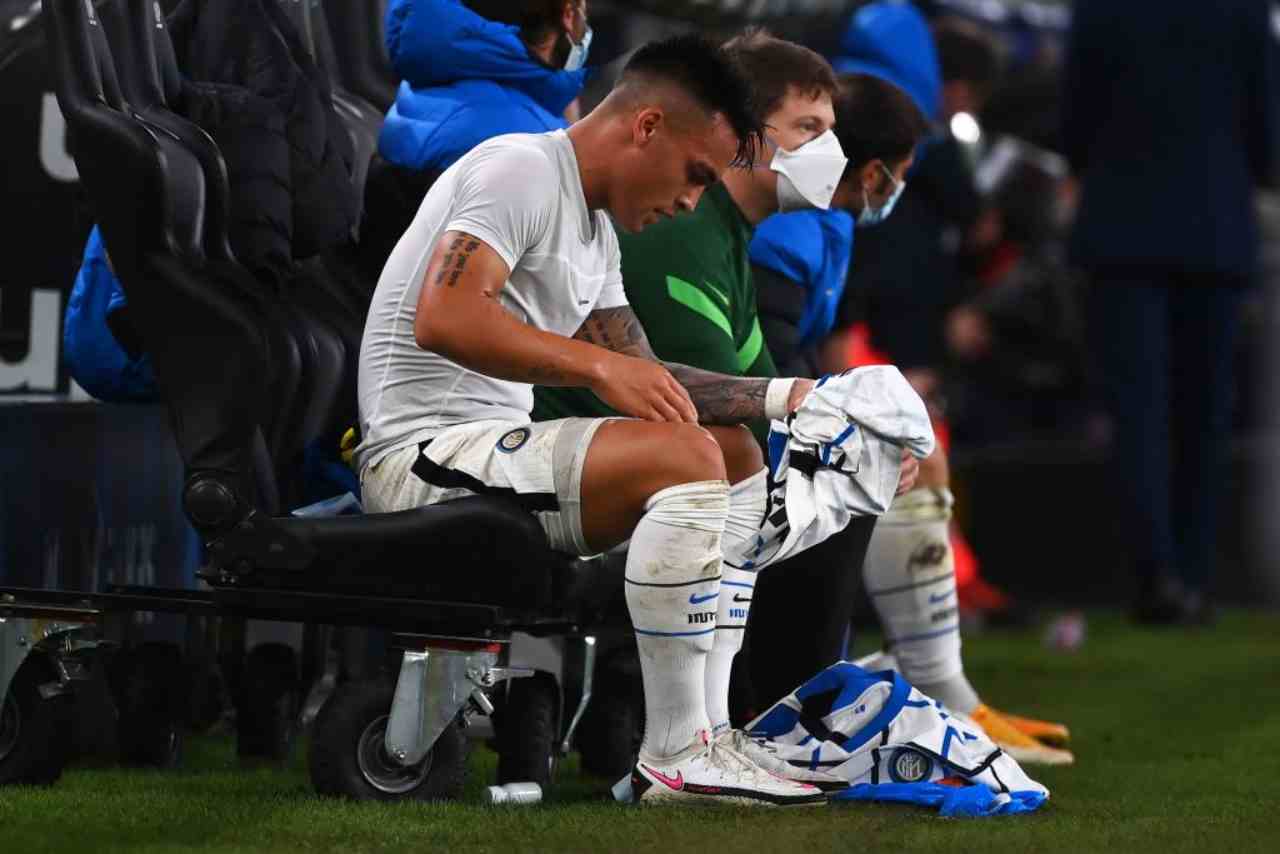 Lautaro Martinez, la rabbia in Genoa-Inter (Getty Images) 