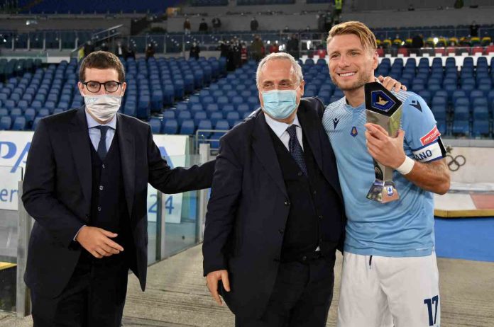 Lotito e Immobile (GettyImages) Lotito Lazio deferita rischi