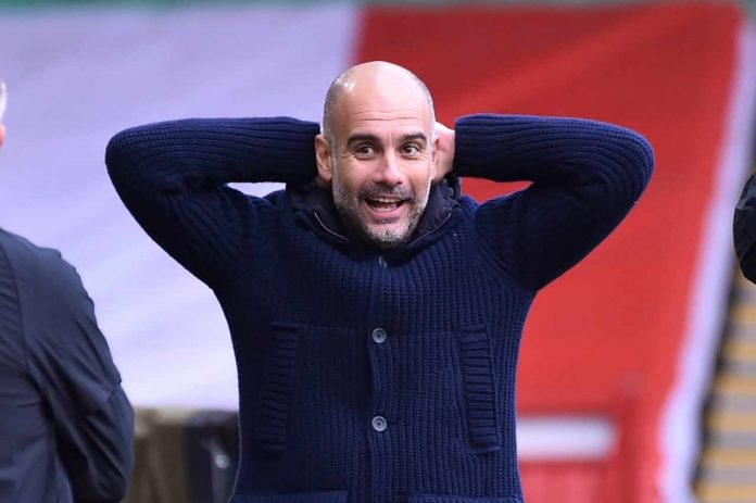 Pep Guardiola (GettyImages) guardiola sfida Flick messi