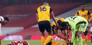 Raul Jimenez, le condizioni dell'attaccante (Getty Images)