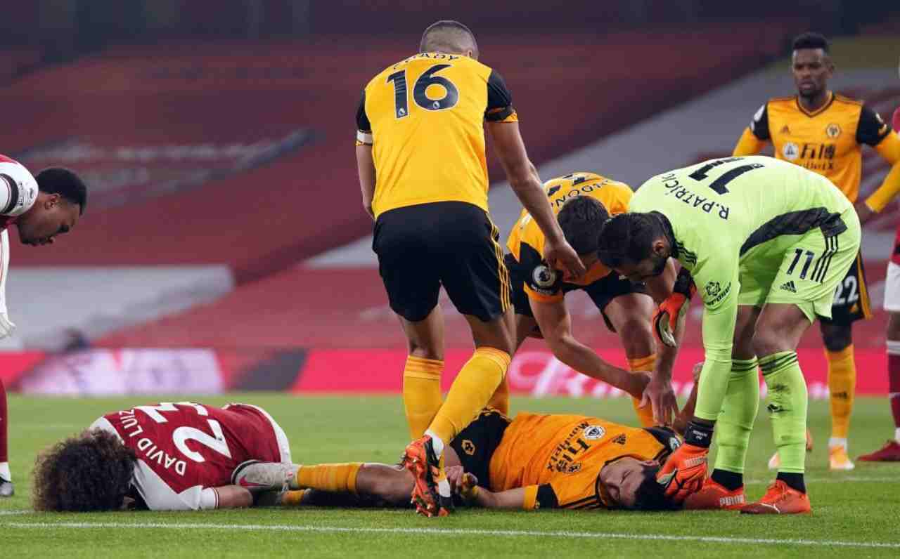 Raul Jimenez, le condizioni dell'attaccante (Getty Images)