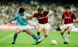 Napoli-Milan, gli anni di Maradona e Van Basten