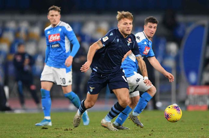 Ciro Immobile contro il Napoli (GettyImages) immobile lazio napoli