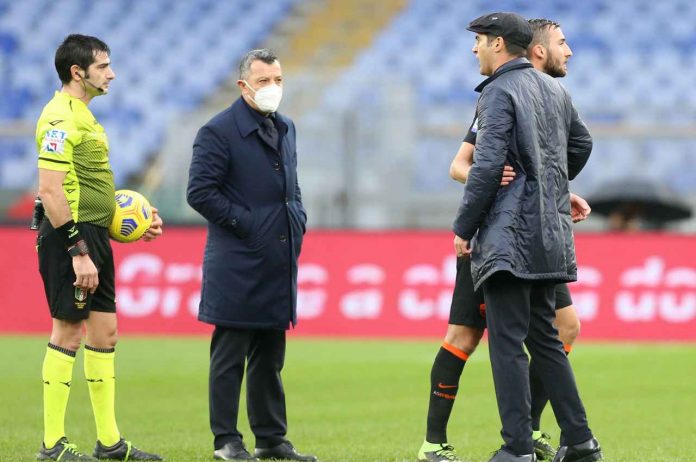 Roma-Sassuolo, Fonseca espulso dall'arbitro (GettyImages) fonseca arbitro