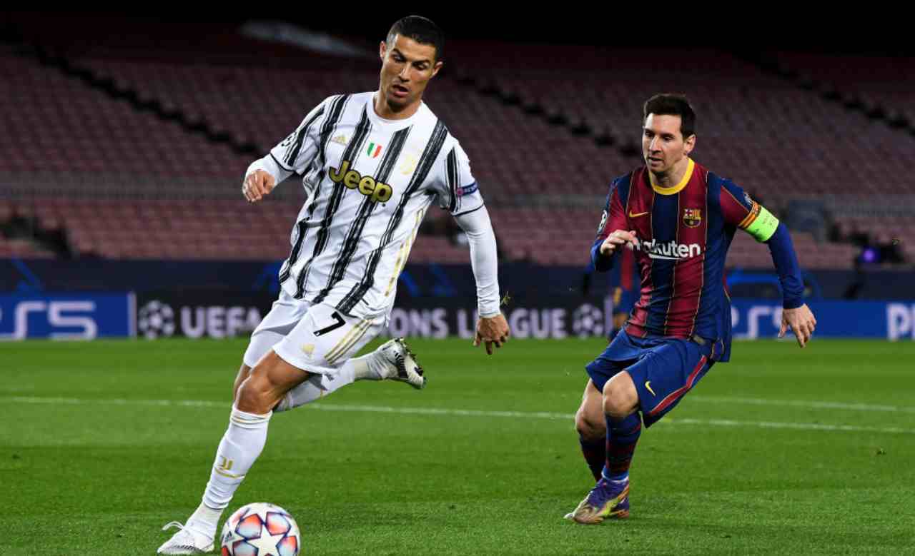 Messi Ronaldo Real Barca Juve (Getty Images)