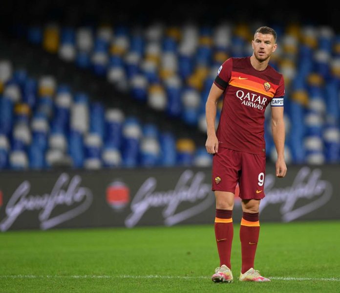 Roma Dzeko Roma gol record Dzeko Völler