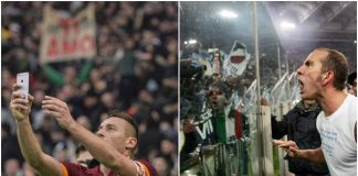 Lazio-Roma: Di Canio e il selfie di Totti, le esultanze nella storia del derby