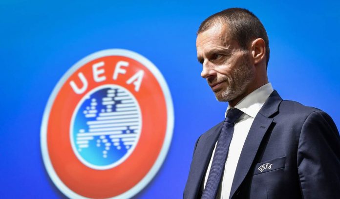 Ceferin, presidente UEFA (GettyImages) Ceferin Juve Milan