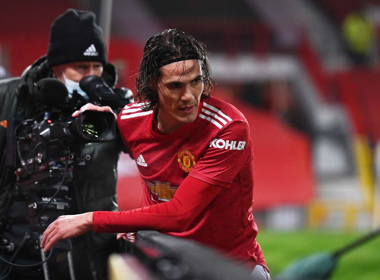 Edinson Cavani Manchester United record