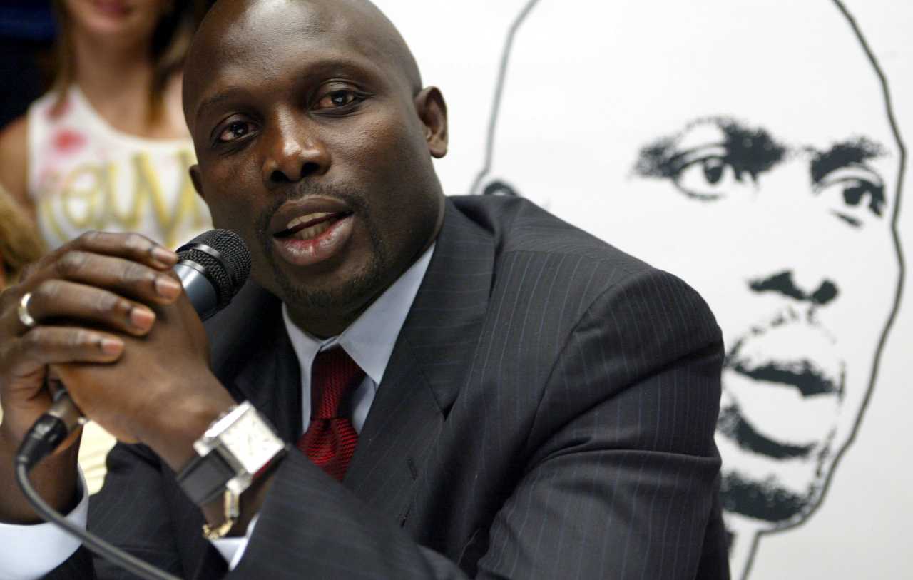 weah pallone d'oro presidente