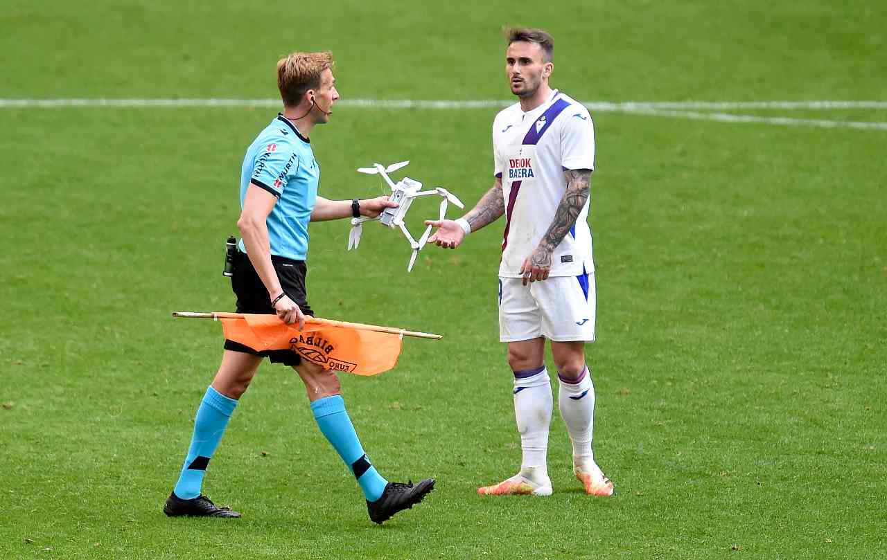 Drone in Athletic Bilbao Eibar