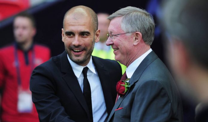 Guardiola e Ferguson (Gettyimages) guardiola ferguson