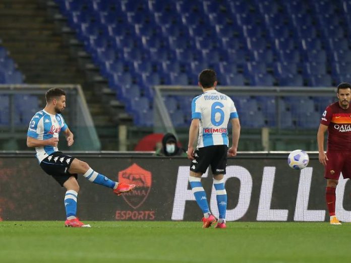 Mertens punizione (GettyImages) Mertens punizione