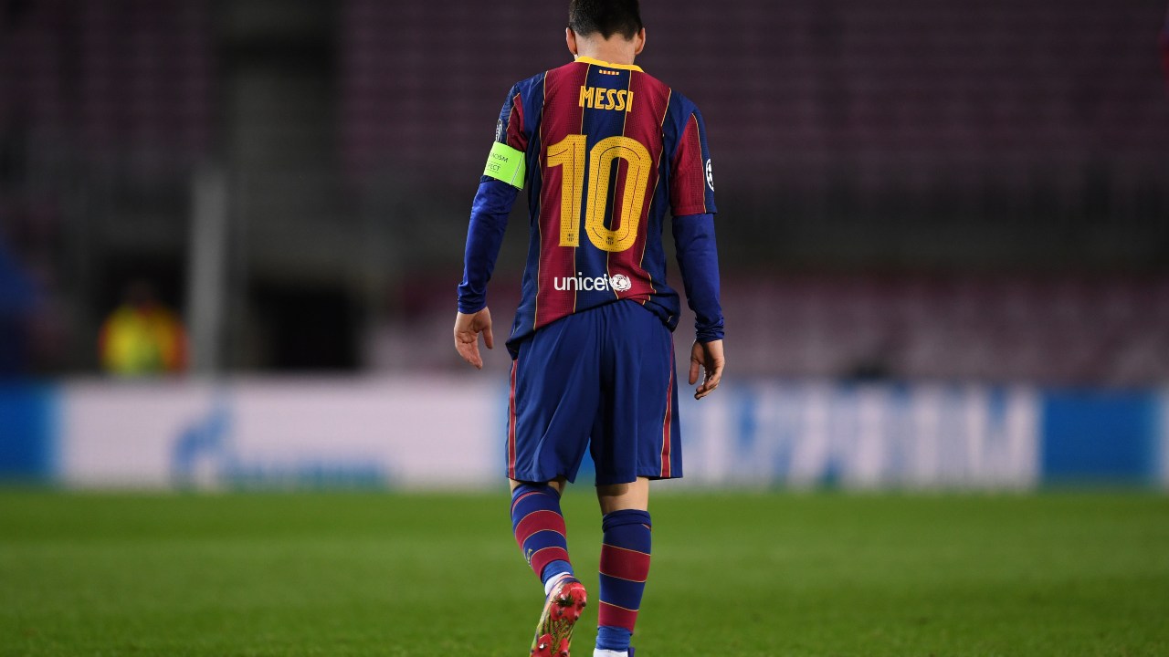 Messi a testa bassa - Getty images