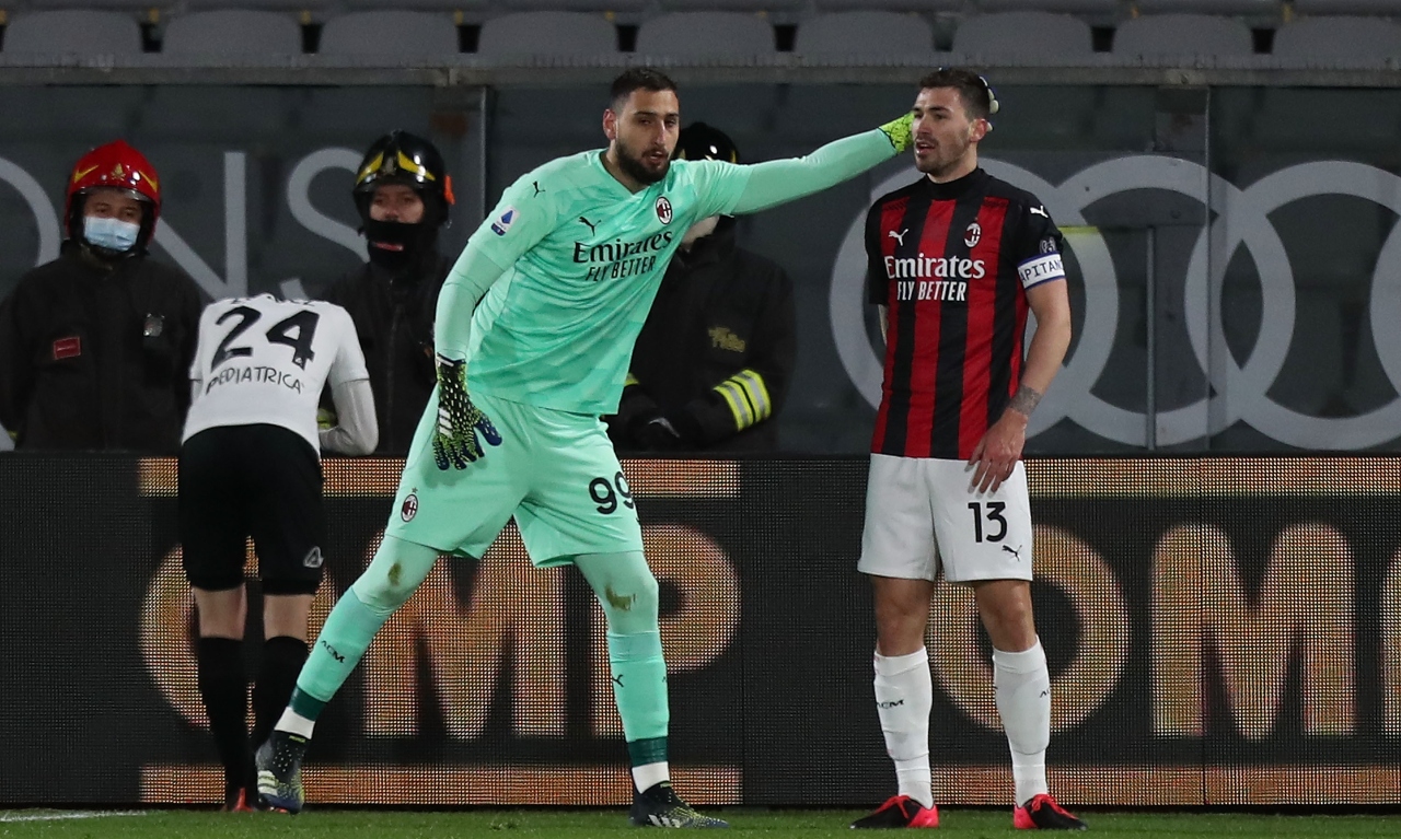 Milan Donnarumma Romagnoli