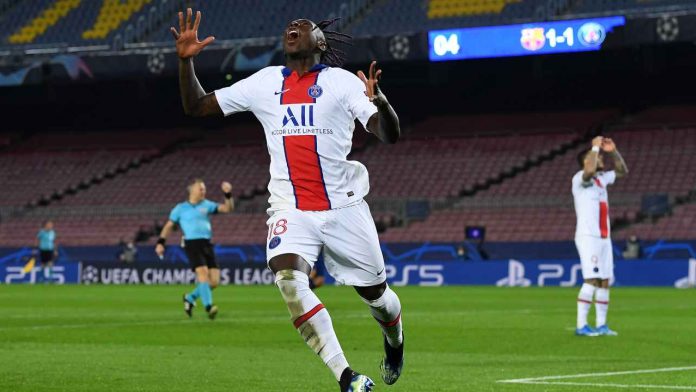 Moise Kean kean psg statistiche