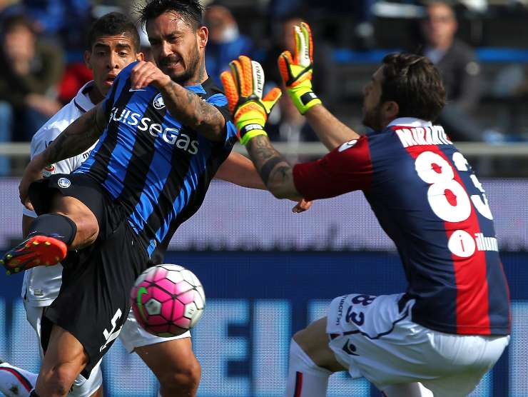 Mauricio Pinilla con l'Atalanta - Getty images