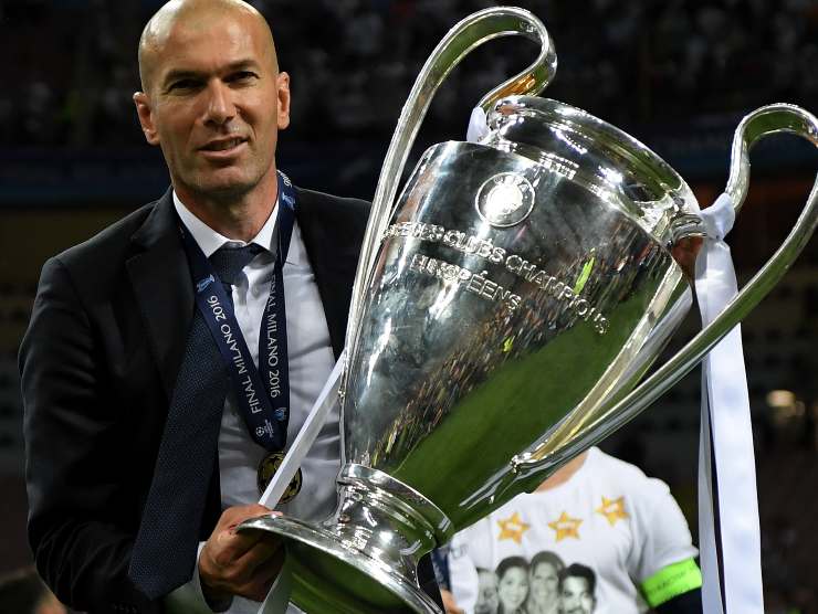 Zidane e la Coppa - Getty images