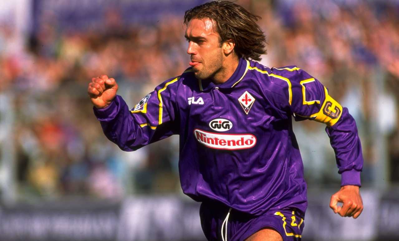 Fiorentina Roma ex gol Batistuta