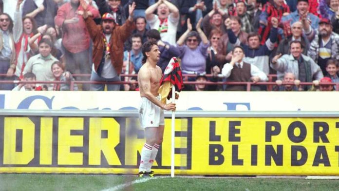 Baggio al Milan GettyImages Baggio al Milan - Getty images
