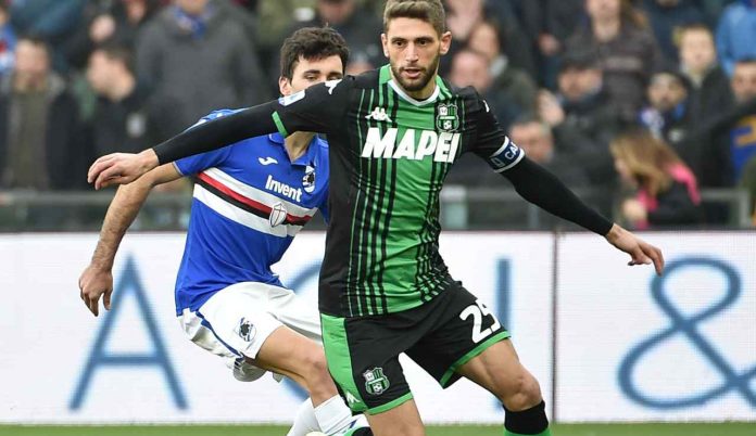 Berardi vs Samp GettyImages Berardi vs Sampdoria- Getty images