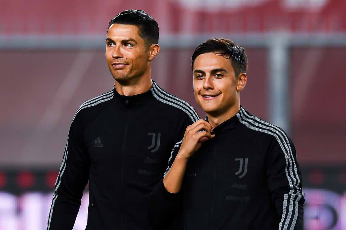 Dybala ronaldo pre partita