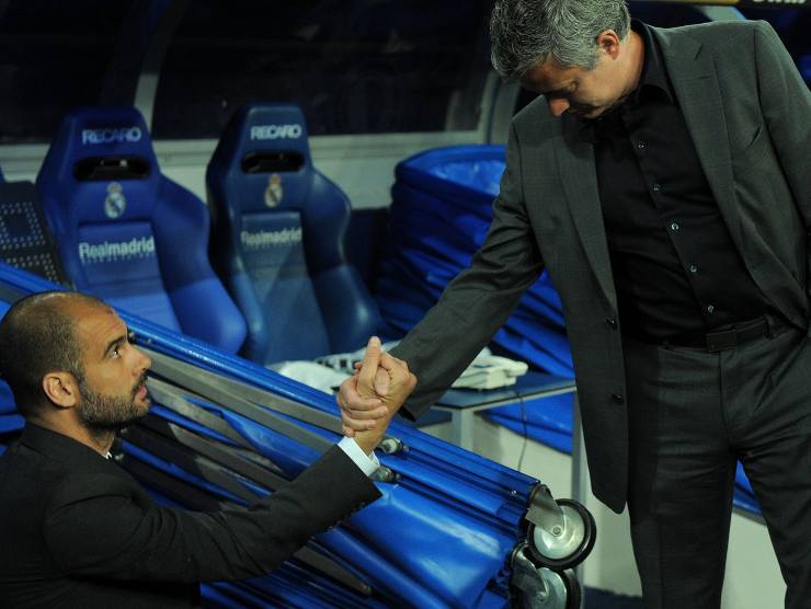 Guardiola e Mourinho - Getty images
