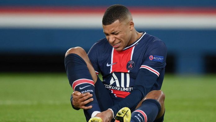 Infortunio Mbappé (Gettyimages) infortunio mbappé