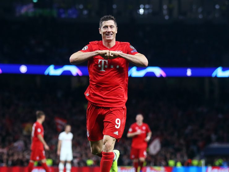 Lewandowski festeggia - Getty images