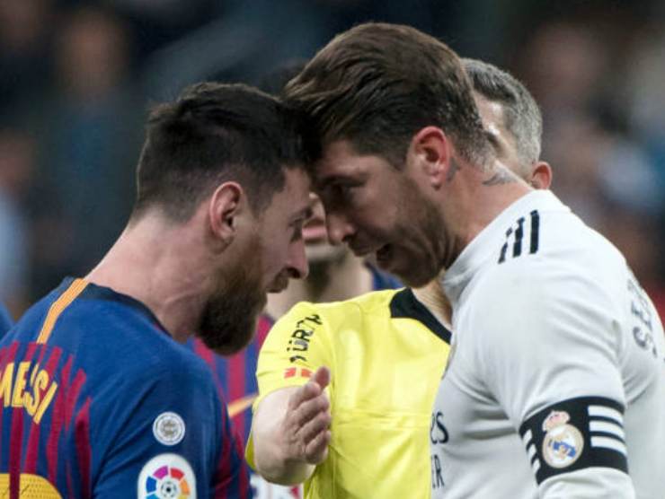 Messi-Ramos faccia a faccia