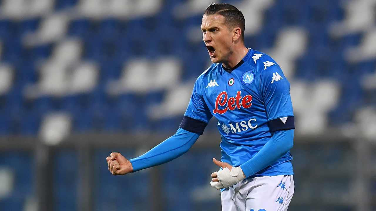 Napoli risultati tampone Zielinski