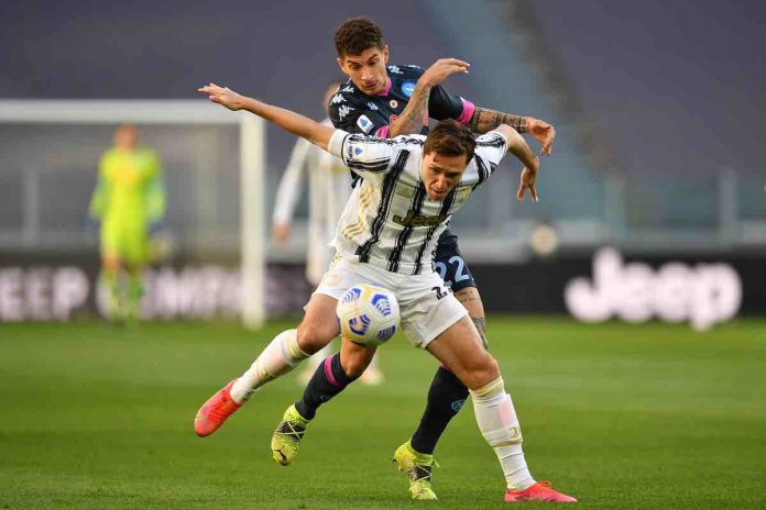 chiesa napoli velocità chiesa infortunio juve tempi