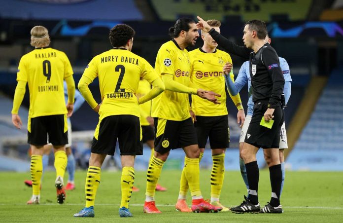 emre can borussia Var e ammonizione Can