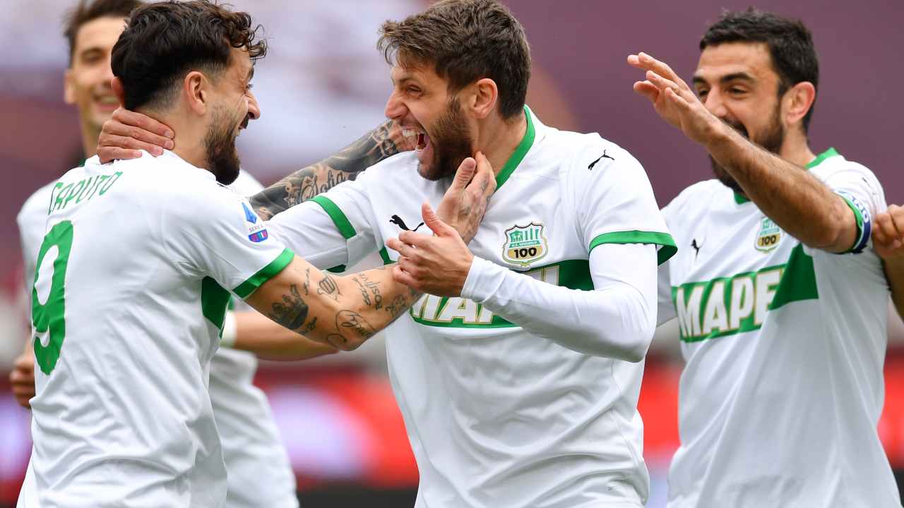 Sassuolo esulta - Getty images