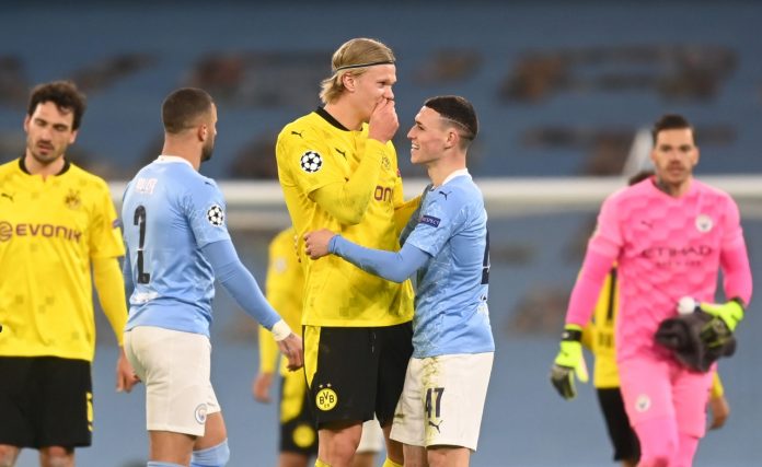 foden haaland haaland raiola mercato Borussia