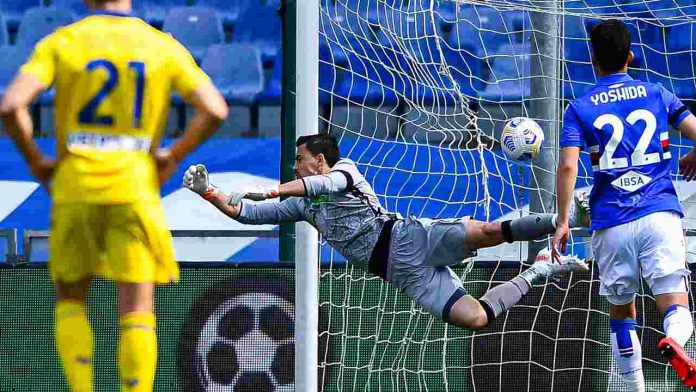 gol preso Audero GettyImages audero - getty images